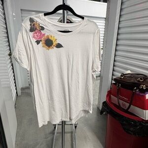 Old Navy | Floral Print White Women's Top | size xxl